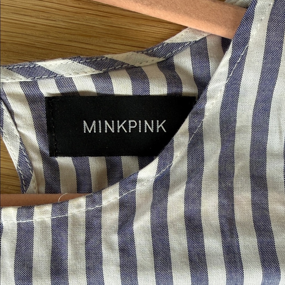 Striped Ruffle Sleeve Top - Picture 2 of 3